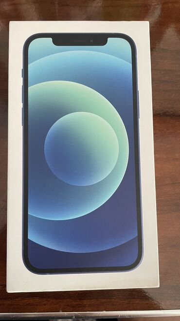 Apple iPhone: IPhone 12, Б/у, 128 ГБ, Синий, Защитное стекло, Коробка, Чехол, 86 %