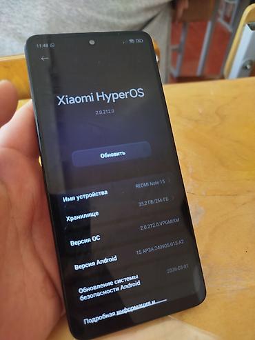 аренда xbox: Redmi, Redmi Note 15, Б/у, 256 ГБ, цвет - Черный, 2 SIM — 3