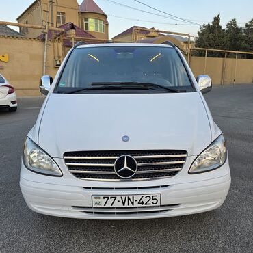 Mercedes-Benz: Mercedes‑Benz Vito 111 CDI, ağ rəngli miniven. rayonlar ve bakı — 4