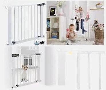 Ostali dečiji nameštaj: Safety 1st Quick Close+ U-Pressure Fit zaštitna kapija - Samonoseća — 18