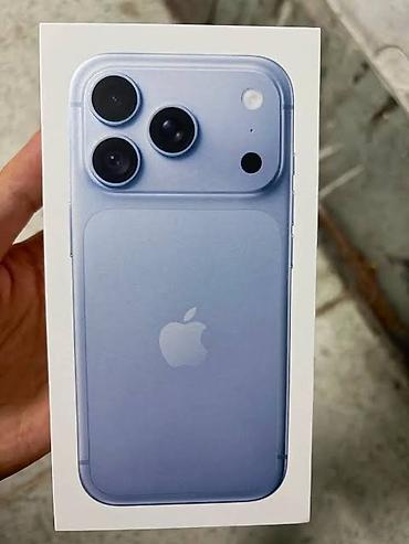 IPhone 18 Pro Max, Новый, 256 ГБ, Голубой, Коробка, 100 %