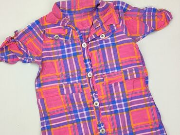 sukienka w groszki letnia: Shirt 5-6 years, condition - Very good, pattern - Cell, color - Red