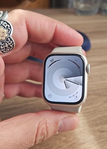 əlaqə: Yeni, Smart saat, Apple, Sensor ekran, rəng - Bej