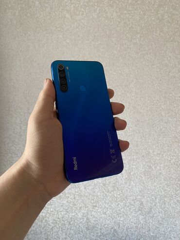 modem xiaomi: Xiaomi Redmi Note 8, 128 ГБ, цвет - Голубой, 
 Сенсорный, Отпечаток пальца, Две SIM карты