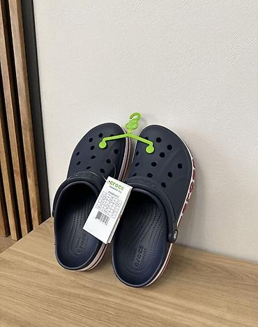 crocs 36: Мужские сандалии, 39.5, 39, 40, Crocs, Новый, цвет - Синий, Платная доставка, Самовывоз — 3