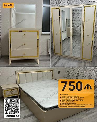 matras sumqayit: Yataq Dəsti – Kod: 12073 Tərkibi: - Çarpayı: 1 ədəd, 160 × 200 sm - — 1