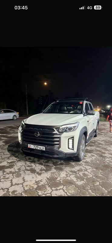 купить авто с кореи бу: Ssangyong Rexton: 2021 г., 2.2 л, Автомат, Бензин, Пикап