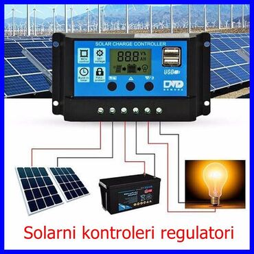 uklopni sat ne radi: Solarni kontroleri regulatori 10a, 30a, NOVO NOVO 10a 1000 din 30a