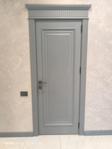Otaq qapıları: Yataq otağı üçün Yeni Otaq qapısı 90x205 sm Çərçivə ilə, Zəmanətli, Ödənişli quraşdırma, Pulsuz çatdırılma — 10