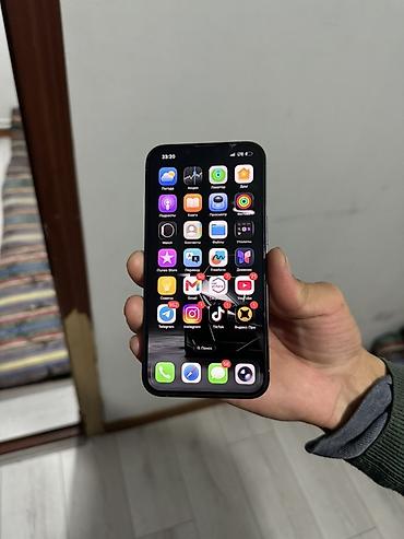 Apple iPhone: IPhone 13 Pro, Б/у, 128 ГБ, Midnight, Чехол, 76 % — 2