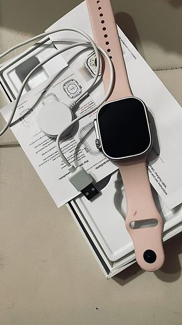 Другие смарт-часы: Смарт‑часы с большим сенсорным квадратным экраном и розовым — 2