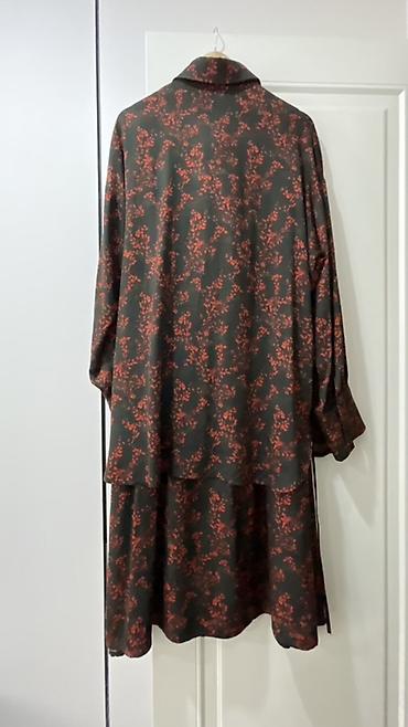 Повседневные платья: Платье-рубашка Clothe - Длина: макси - Цвет: графитовый/черный с — 7