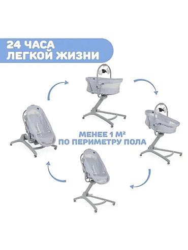 chicco шезлонг: Люлька, Б/у, Колыбель, Переноска, Качалка, Металл, цвет - Серый, Самовывоз, Платная доставка — 1