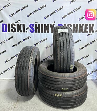 Шины: Шины 225 / 60 / R 18, Лето, Б/у, Комплект, Легковые, Германия, Bridgestone