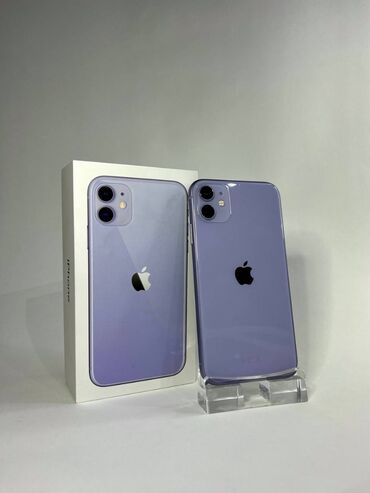 чехлы для айфон 11: IPhone 11, Б/у, 128 ГБ, Deep Purple, Чехол, 75 %