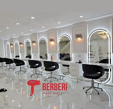 salon guzguler: Vizaj/saç ustaları üçün professional vizaj masaları və salon güzgü — 3