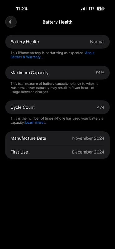 Apple iPhone: IPhone 16 Pro Max, Б/у, 256 ГБ, Desert Titanium, Чехол, Кабель, 91 % — 9
