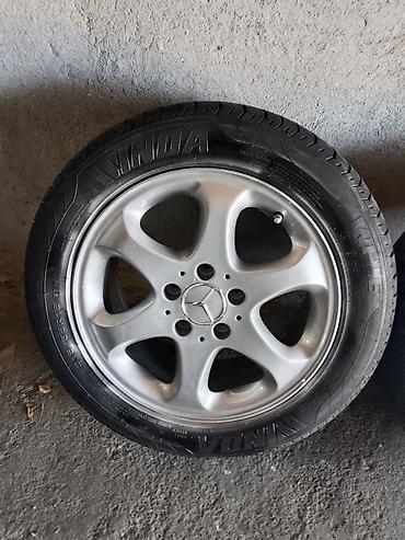 Mercedes-Benz orijinal 5 dəlikli yüngül lehimli disklər + yay