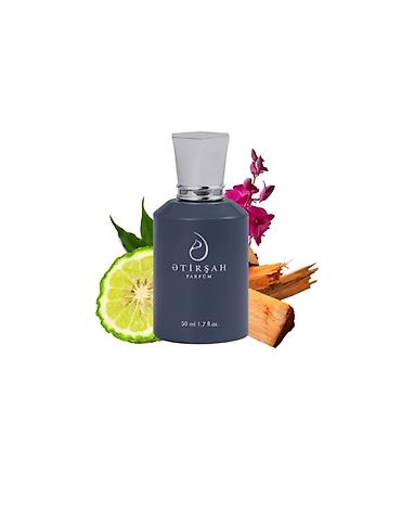 Ətirşah Parfum – 50 ml (1.7 fl.oz) Zərif, tünd boz flakonda təqdim