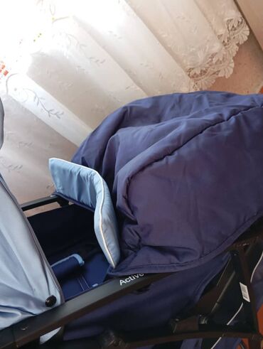 Коляски: Коляска, цвет - Голубой, Новый — 8