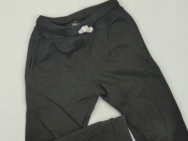 spodnie dresowe brązowe: Sweatpants, 7 years, 116/122, condition - Good