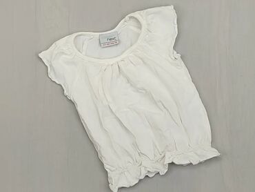 Koszulki: Koszula, 0-1 m, wzrost - 56 cm., stan - Bardzo dobry, wzór - Jednolity kolor, kolor - Biały