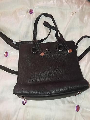 Çantalar: Emporio Armani qadın çantası - Rəng: qara - Material: toxumalı (dəri — 3