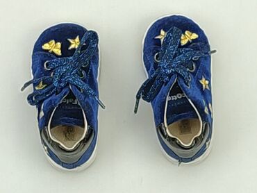 wysokie sznurowane buty: Baby shoes, 18, condition - Very good