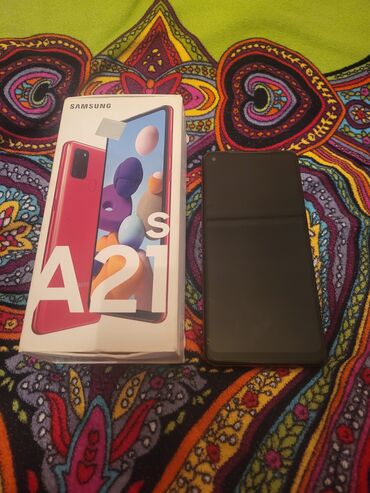 turkan telekom gence telefon qiymetleri: Samsung Galaxy A21S, 32 GB, rəng - Qırmızı, İki sim kartlı, Face ID, Sensor