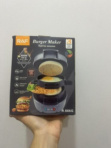 Mətbəx üçün digər texnika: RAF Burger Aparat – evdə tez və rahat burger hazırlamaq üçün kompakt