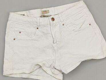 luźne bluzki damskie z krótkim rękawem: Krótkie Spodenki Damskie, Bershka, S, stan - Dobry