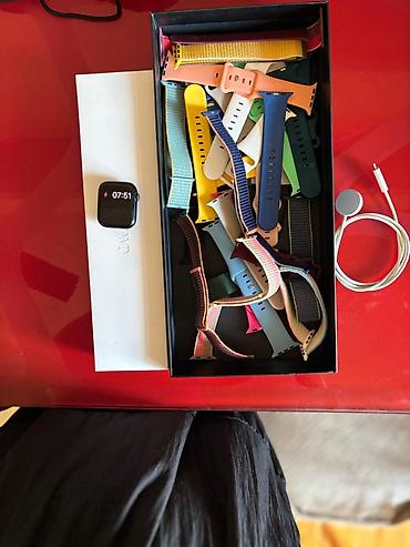 İşlənmiş, Smart saat, Apple, Аnti-lost, rəng - Qara
