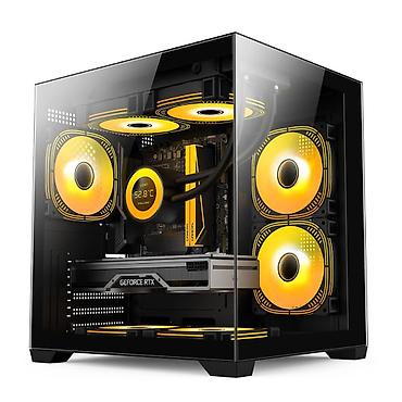 ПК корпусу, Жаңы, Mini-ATX, түсү - Кара