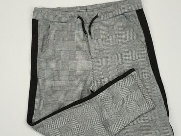szara spódnice w kratę: Spodnie dresowe, S, stan - Dobry