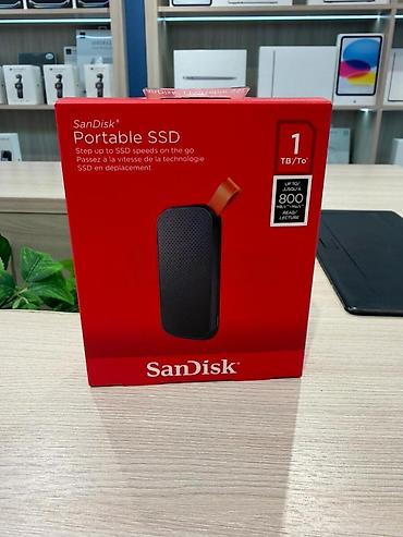 Накопители SSD: SanDisk 1TB Portable External SSD 📣 Fayllarınızı sürətli və güvənli — 1