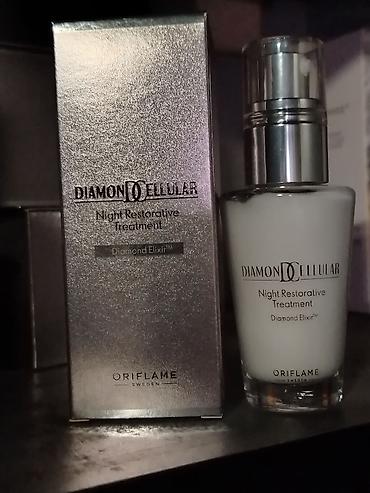 üz çistkası: Oriflame Diamond Cellular Night Restorative Treatment – Diamond Elixir — 1