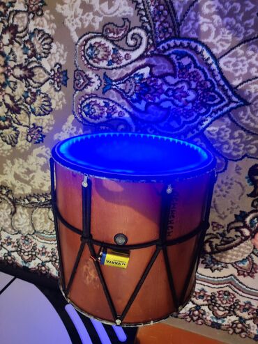 Nağara: LED işıqlı nağara - Korpus: ağac, klassik nağara forması, iplə -da lalafo.az — 4 Nağara: LED işıqlı nağara - Korpus: ağac, klassik nağara forması, iplə — 4