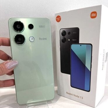 Redmi: Redmi Note 13, 512 GB, rəng - Yaşıl, Zəmanət, Sensor, Barmaq izi
