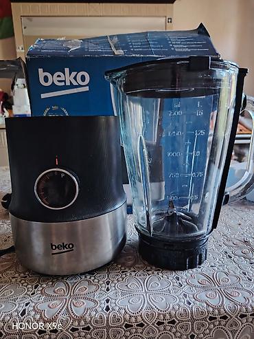kokteyl blender: Beko blender - 1,5 l şüşə qab: ölçü cizgiləri ilə, qoxu və dad — 6