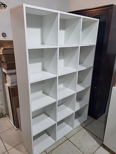 Ofis mebeli: Ofis sened refleri hundurluk 180 sm Eni 120 sm Derinlik 30 sm Refler — 2