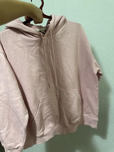 толстовка gap: 2 вещи толстовки Худи Pull&Bear И H&M розовая - Модель — 9