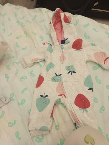 пижама кенгуру: Детский комбинезон с капюшоном для малышей. - Ткань: мягкий трикотаж