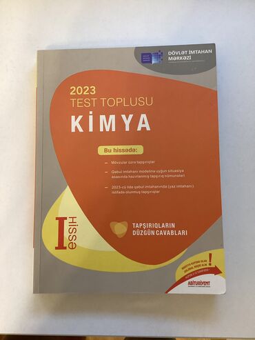 riyaziyyat test toplusu 1 ci hisse indir: Kimya test toplusu