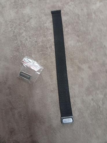 honor smart: Maqnitli milanese növü saat kəməri – qara rəng 22мм - Material — 1