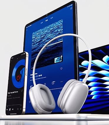 ugreen hitune max5c: Беспроводные наушники-гарнитура (накладные), цвет серебристый - — 1