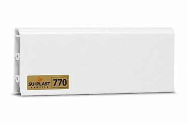 plastik plintus: SU-PLAST döşəmə plintusları - Material: keyfiyyətli PVC, elastik və — 8