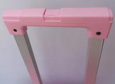 Putni koferi i torbe: Tvrdi kofer na točkiće – ružičasti - Materijal: čvrsta ABS/plastika — 25