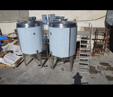 Baklar və çənlər: Paslanmayan poladdan süd və qida daşıma/saxlama çənləriSüd ve su — 35