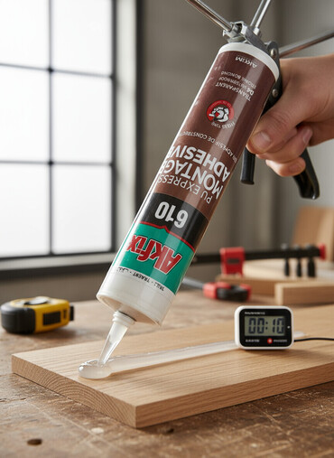 led лента: Монтажный клей Akfix 610 PU Express в тубе. Этот прозрачный клей D4