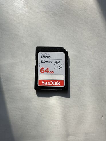 карта памяти бишкек: SD - карта SanDisk Ultra состояние новая. Использовали один раз для